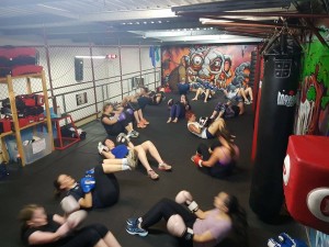 Tues night boxing class